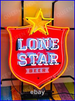 Star Beer Acrylic Vintage Neon Signs Beer Bar Window Wall Light Artwork 19x15