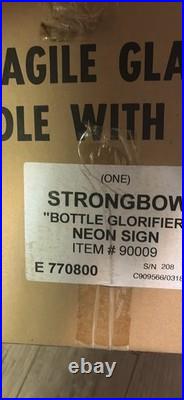 Strongbow Bottle Glorifier Neon Bar Pub Light Vintage Style NEW Old Stock