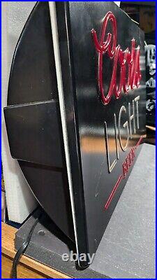 Sweet Vintage 1985 Coors Light Beer Neo Neon Light Up Sign Golden Colorado Sweet Vintage 1985 Coors Light Beer Neo Neon Light Up Sign Golden Colorado