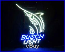 Sword Fish Bush Light Neon Sign Gift Vintage Decor Artwork Porcelain Boutique