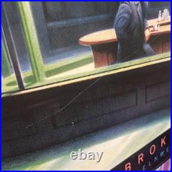 THE OG VINTAGE BOULEVARD OF BROKEN DREAMS NEON LIGHT 2 1/2 in Aluminum Frame