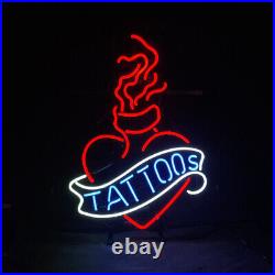 Tattoos Neon Signs Light Vintage Bar Wall Artwork Glass Free Expedited Shipping