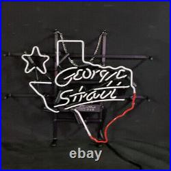 Texas George Strait Vintage Personalised Neon Light Sign Glass Wall Lamp 20