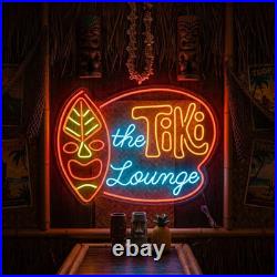 The TIKI Lounge Neon Sign 36x28 Light Man Cave Vintage Bar Lounge Wall Decor