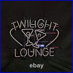 Twilight Lounge Martini Cup Cave Neon Sign Vintage Bar Party Lamp