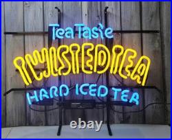 Twisted Tea Vintage Neon Sign Light Lamp Real Glass Bar Pub Club Decor 24x18