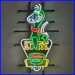 US STOCK Sinclair Dino Gasoline Vintage Neon Sign For Gas Station Decor 24x15