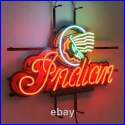 US Stock Indian Motorcycles Vintage Neon Sign Man Cave Car Glass Decor 24x18