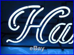VINTAGE 1960s HAMM'S BEER NEON LIT BAR SIGN COOL BLUE
