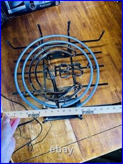 VINTAGE 2000 19x19 Chicago Cubs REAL Neon Sign Light Pub Glass Mlb Baseball