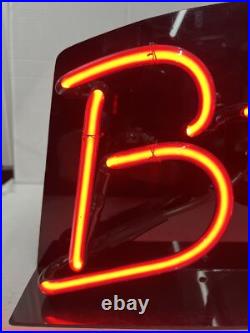 VINTAGE BUDWEISER BUD Neon Sign ANHEUSER-BUSCH BAR DECOR