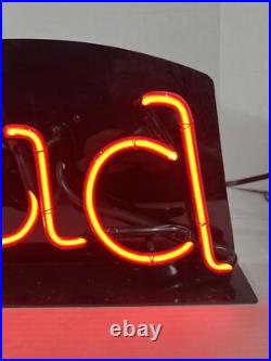VINTAGE BUDWEISER BUD Neon Sign ANHEUSER-BUSCH BAR DECOR