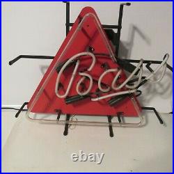 VINTAGE Bass Ale Beer Authentic Triangle Neon Sign