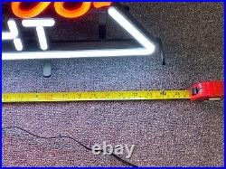 VINTAGE Coors Light, Mountain, 25x16 Real Glass, Neon, Sign Lamp Bar, Man Cave