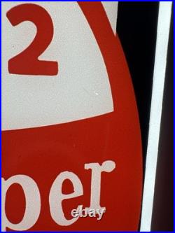 VINTAGE DR PEPPER NEON SODA BOTTLE CLOCK SIGN 24x8 LIGHT LAMP HD SOFT DRINK