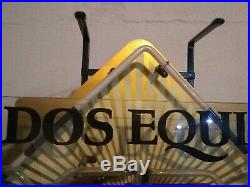 VINTAGE Dos Equis On Tap Neon Beer Sign Excellent Condition 1998 Rare Free Ship