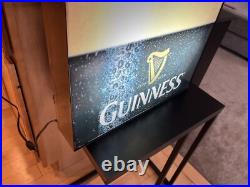 VINTAGE GUINNESS PINT BEER BAR NEON SIGN LIGHT BOX RARE EUC. Works
