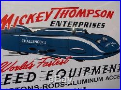 Vintage Mickey Thompson Lighted Sign Neon Sign Vintage Chevy Ford Pontiac Amc