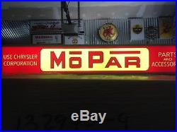 Vintage Mopar Lighted Neon Sign, Hemi 440 Direct Connection Metal Sign Banner