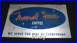 VINTAGE Maxwell House Coffee Sign RARE 1940's Counter Radio Lite Neon Ribbon