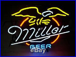 VINTAGE Miller Beer Neon Sign 4-Colors Breweriana