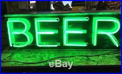 Vintage Neon Beer Sign