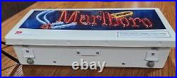VINTAGE NEW MARLBORO CIGARETTES 14x7X3 LIGHTED SIGN SMOKE WALL BAR TABLE NOS VINTAGE NEW MARLBORO CIGARETTES 14x7X3 LIGHTED SIGN SMOKE WALL BAR TABLE NOS
