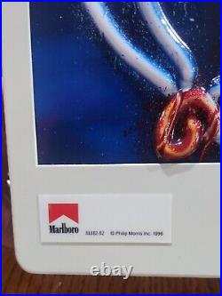 VINTAGE NEW MARLBORO CIGARETTES 14x7X3 LIGHTED SIGN SMOKE WALL BAR TABLE NOS VINTAGE NEW MARLBORO CIGARETTES 14x7X3 LIGHTED SIGN SMOKE WALL BAR TABLE NOS