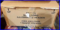 VINTAGE NEW MARLBORO CIGARETTES 14x7X3 LIGHTED SIGN SMOKE WALL BAR TABLE NOS VINTAGE NEW MARLBORO CIGARETTES 14x7X3 LIGHTED SIGN SMOKE WALL BAR TABLE NOS