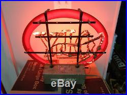 VINTAGE OLY BEER LIGHTED NEON BAR SIGN Olympia Beer MAN CAVE VERY COOL
