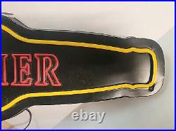 VINTAGE RAINIER BEER BREWING CO. LIGHTED BOTTLE FAUX NEON SIGN 9 x 28 Works