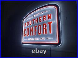 VINTAGE SOUTHERN COMFORT LED ADVERTISIGN PLEXIGLASS WALL LIGHT SIGN neon