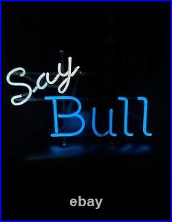 VINTAGE Say Bull Neon Light Beer Sign VERY RARE 1979 (SAME DAY SHIPPING) VINTAGE Say Bull Neon Light Beer Sign VERY RARE 1979 (SAME DAY SHIPPING)