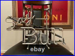 VINTAGE Say Bull Neon Light Beer Sign VERY RARE 1979 (SAME DAY SHIPPING) VINTAGE Say Bull Neon Light Beer Sign VERY RARE 1979 (SAME DAY SHIPPING)