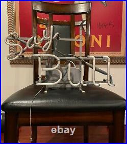 VINTAGE Say Bull Neon Light Beer Sign VERY RARE 1979 (SAME DAY SHIPPING) VINTAGE Say Bull Neon Light Beer Sign VERY RARE 1979 (SAME DAY SHIPPING)