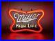 VTG_1976_Miller_High_Life_Neon_Gas_Tube_Flash_Sign_21_17_Lrg_Rare_Beer_Bar_Pub_01_xnc