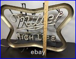 VTG 1976 Miller High Life Neon Gas Tube Flash Sign 21×17 Lrg Rare Beer Bar Pub VTG 1976 Miller High Life Neon Gas Tube Flash Sign 21×17 Lrg Rare Beer Bar Pub