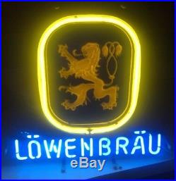 (VTG) 1979 Lowenbrau Beer neon light up sign bar pub Game Room man cave rare