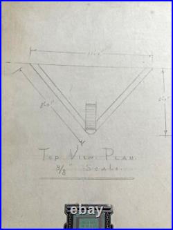 VTG Antique Original 1940s Neon Sign Concept Drawing Berry Clothing Company OOAK VTG Antique Original 1940s Neon Sign Concept Drawing Berry Clothing Company OOAK