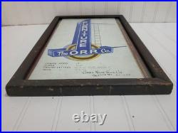 VTG Antique Original Comet Neon Sign Concept Drawing Sketch ORR FURNITURE CO