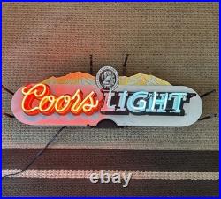 VTG Coors Light Beer Neon Light Sign