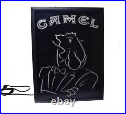 VTG Joe Camel 1990's Hanging or Tabletop Neon Bar Light (19 x 25) VTG Joe Camel 1990's Hanging or Tabletop Neon Bar Light (19 x 25)