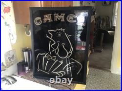 VTG Joe Camel 1990's Hanging or Tabletop Neon Bar Light (19 x 25) In Orig. Box