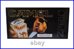 VTG Joe Camel 1993 Cigarettes Neon Advertising Sign Beer Bar Light OPEN