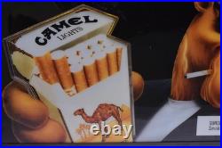 VTG Joe Camel 1993 Cigarettes Neon Advertising Sign Beer Bar Light OPEN