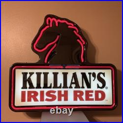 VTG Killians Irish red LARGE neon beer sign made in USA man cave bar sign VTG Killians Irish red LARGE neon beer sign made in USA man cave bar sign