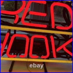 VTG Red Hook Neon Light Advertising Sign Lighted Man Cave Rare Beer GHN Bar Rare