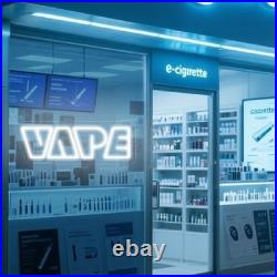 Vape Shop Open Neon Sign 20x8 Man Cave Beer Bar Vintage Wall Decor