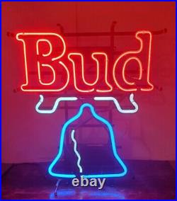 Very Rare Vintage Budweiser Beer Liberty Bell Neon Light Up Sign