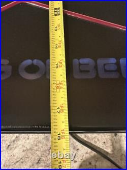 Vintage1985 Budweiser King of Beer Blue Lighted Sign WORKS Faux Neon ManCave Bar Vintage1985 Budweiser King of Beer Blue Lighted Sign WORKS Faux Neon ManCave Bar